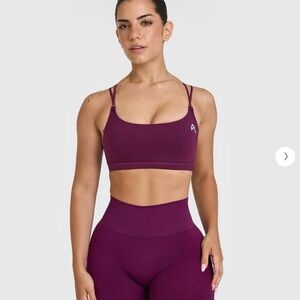 Oner Active Everyday Crossback Sports Bra in Ripe Fig